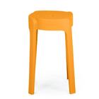 Banqueta Baixa Empilhável Nordica - Laranja