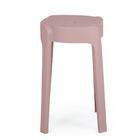 Banqueta Baixa Empilhável Nordica - Rosa