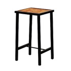 Banqueta Baixa Industrial Imbuia 2un