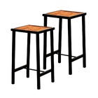 Banqueta Baixa Industrial Imbuia 2un