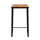 Banqueta Baixa Industrial Imbuia 2un