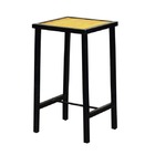 Banqueta Baixa Industrial Laumar Madeira Natural