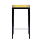 Banqueta Baixa Industrial Laumar Madeira Natural