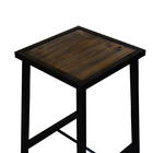 Banqueta Baixa Industrial Pinus Imbuia