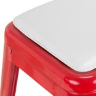 Banqueta Baixa Iron Tolix 45 Cm Design Industrial Com Almofad