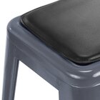 Banqueta Baixa Iron Tolix 45 Cm Design Industrial Com Almofad