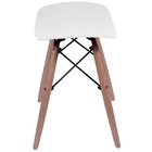 Banqueta Baixa Madeira  Dkr Or-1141 – Or Design - Branco