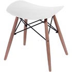 Banqueta Baixa Madeira  Dkr Or-1141 – Or Design - Branco