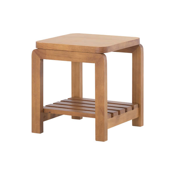 Banqueta Baixa Natu - Nozes - Meu Móvel De Madeira
