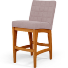 Banqueta Baixa Para Cozinha Bancada Bar Sala De Jantar Fixa M