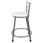 Banqueta Baixa Para Cozinha Epoxi Cinza Branco