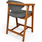 Banqueta Baixa Para Cozinha Sala De Jantar Bancada Cecília L0