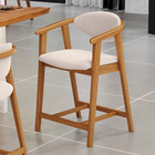 Banqueta Baixa Para Cozinha Sala De Jantar Bancada Cecília L0