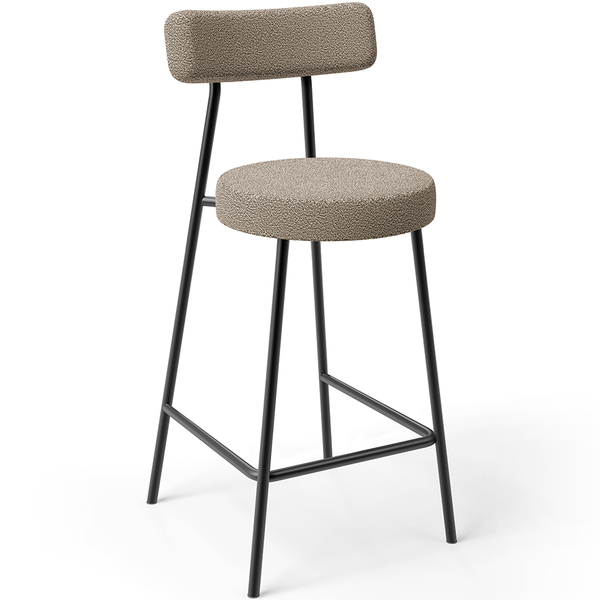 Banqueta Baixa Para Cozinha Sala De Jantar Bar Bancada Milão