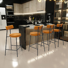 Banqueta Baixa Para Cozinha Sala De Jantar Bar Bancada Milão