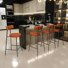 Banqueta Baixa Para Cozinha Sala De Jantar Bar Bancada Milão