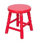 Banqueta Baixa Para Quarto Infantil 30cm Dalas Vermelho