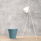 Banqueta Baixa Polipropileno Sem Encosto Fluo Lazuli