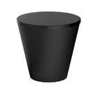 Banqueta Baixa Polipropileno Sem Encosto Fluo Preto