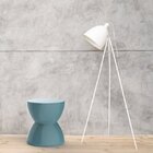 Banqueta Baixa Polipropileno Sem Encosto Hydro Lazuli