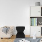 Banqueta Baixa Polipropileno Sem Encosto Hydro Preto