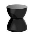 Banqueta Baixa Polipropileno Sem Encosto Hydro Preto