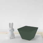 Banqueta Baixa Polipropileno Sem Encosto Neo Verde Alecrim