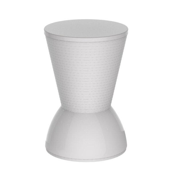 Banqueta Baixa Polipropileno Sem Encosto Nick Branco