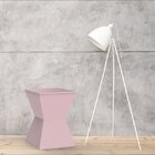 Banqueta Baixa Polipropileno Sem Encosto Nitro Calla Rose