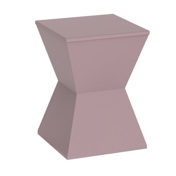 Banqueta Baixa Polipropileno Sem Encosto Nitro Calla Rose