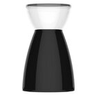 Banqueta Baixa Polipropileno Sem Encosto Rad Crystal Preto
