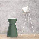 Banqueta Baixa Polipropileno Sem Encosto Rad Verde Alecrim