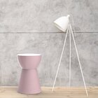 Banqueta Baixa Polipropileno Sem Encosto Sili Calla Rose