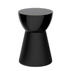 Banqueta Baixa Polipropileno Sem Encosto Sili Preto