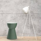 Banqueta Baixa Polipropileno Sem Encosto Sili Verde Alecrim