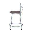 Banqueta Baixa Ratan Cinza Retro Cinza Claro