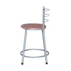 Banqueta Baixa Ratan Cinza Retro Terracota