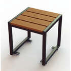 Banqueta Baixa Urban Highline Em Madeira Acabamento Ecoclear