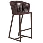 Banqueta Bali Em Alumínio E Corda Náutica Trama Original