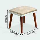 Banqueta Banco Sued Retrô Plus Branco