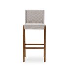 Banqueta Bar Com Encosto Fixo Camélia Bege