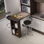 Banqueta Bar Cromado E Preta 92 Cm