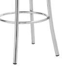 Banqueta Bar Ii Cromado E Preta 89 Cm