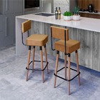 Banqueta Barcelona Pés Palito Salaone - Amarula