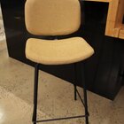 Banqueta Barueri Com Encosto  Caramelo