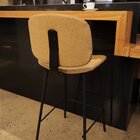 Banqueta Barueri Com Encosto  Caramelo