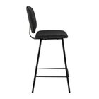 Banqueta Barueri Com Encosto  Preto