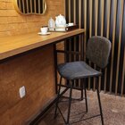 Banqueta Barueri Com Encosto  Preto