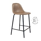 Banqueta Base Baixa Tania   Marrom/preto