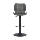 Banqueta Base Disco Itajaí   Cinza Chumbo